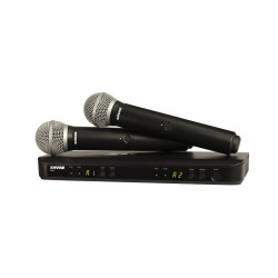 Shure BLX288/PG58 Wireless Dual Handheld System