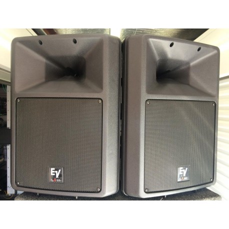 EV SXA100+ Powered Speakers Pair